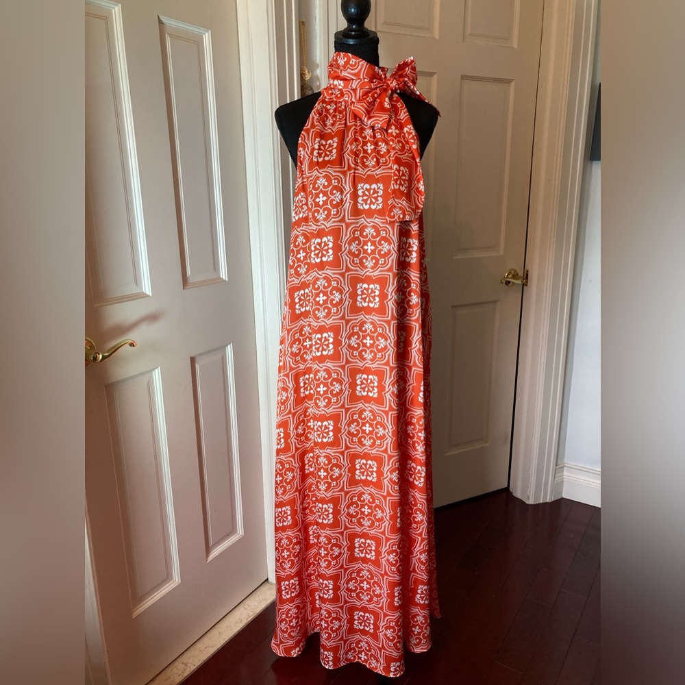 Ann Taylor Halter Maxi Dress